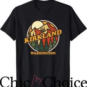 Kirkland Signature T-Shirt Vintage Kirkland Wa Mountain
