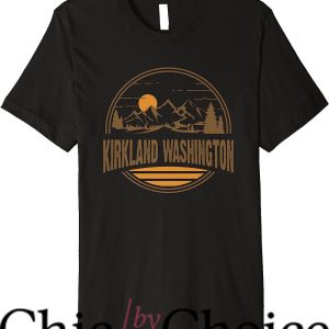 Kirkland Signature T-Shirt Washington Mountain Hiking