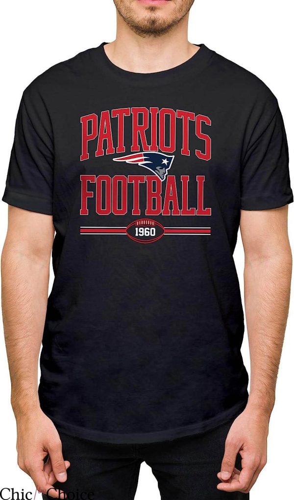Knicks Vintage T-Shirt Patriots Football 1960 Tee Shirt NFL