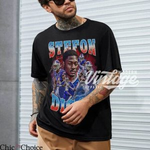 Knicks Vintage T-Shirt Stefon Diggs Football T-Shirt NFL