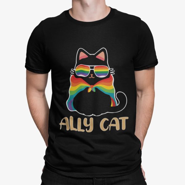 LGBT Ally Cat Be Kind Gay Shirt