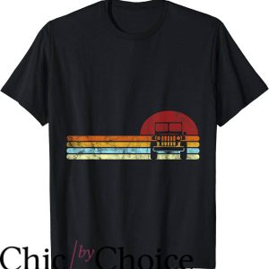 Land Rover T-Shirt Retro 70s Sunset Off Road