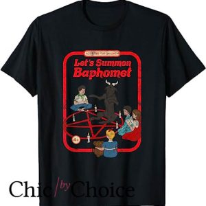 Lets Summon Demons T Shirt Baphomet Vintage