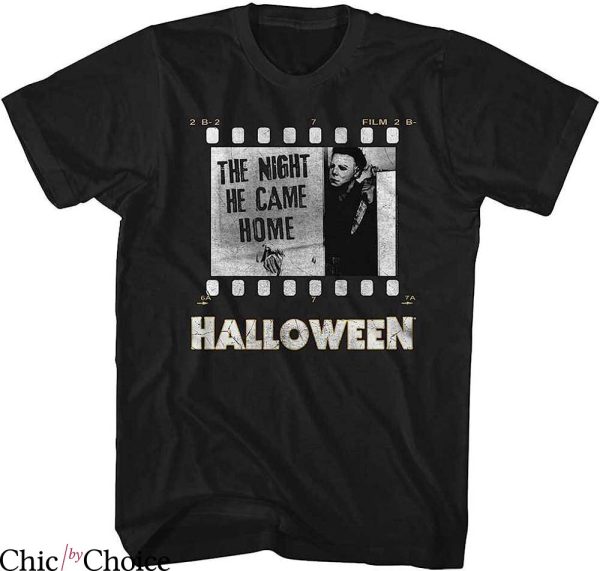 Let’s Watch Scary Movies T-Shirt The Night He Came Home Tee