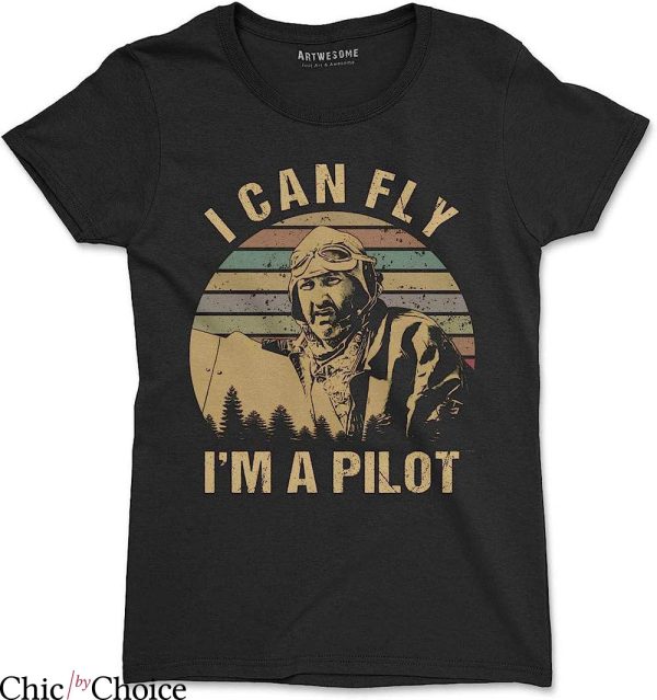 Look Mom I Can Fly T-Shirt I Can Fly I’m A Pilot Vintage Tee