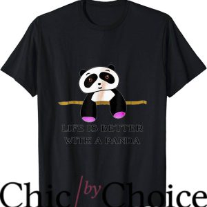 Look Mom I Can Fly T-Shirt Life Is Better W A Panda Movie