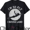 Look Mom I Can Fly T-Shirt So Fly Moon Silhouette Movie