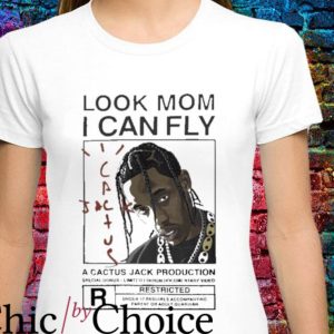 Look Mom I Can Fly T-Shirt A Cactus Jack Limited Edition Tee