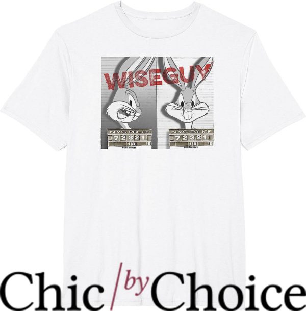 Looney Tunes Gangster T-Shirt Bunny Wiseguy T-Shirt Movie