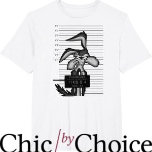 Looney Tunes Gangster T-Shirt Wile E Coyote Busted Movie