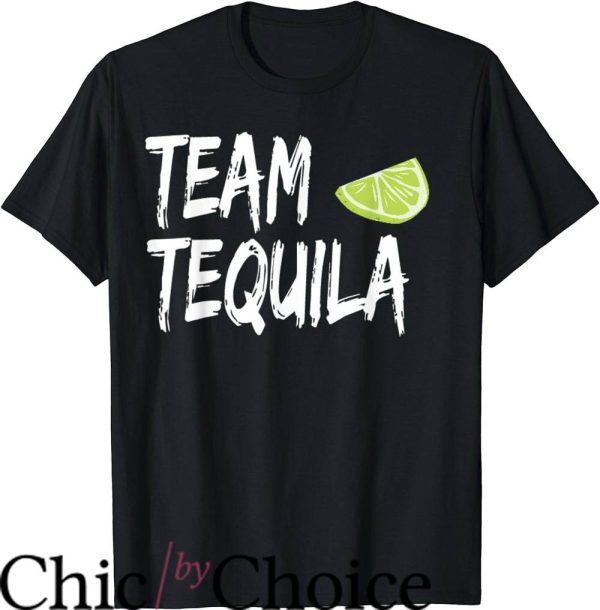 Los Sundays Tequila T-Shirt Team Tequila With Green Lime