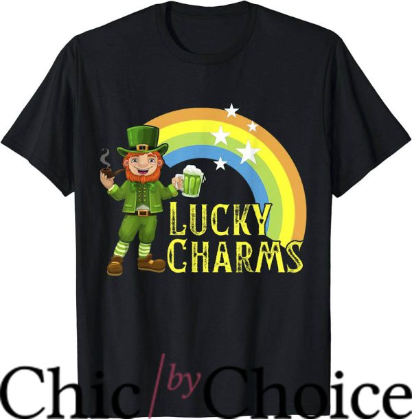 Lucky Charms T-Shirt Beer Lucky Leprechaun Tee Trending