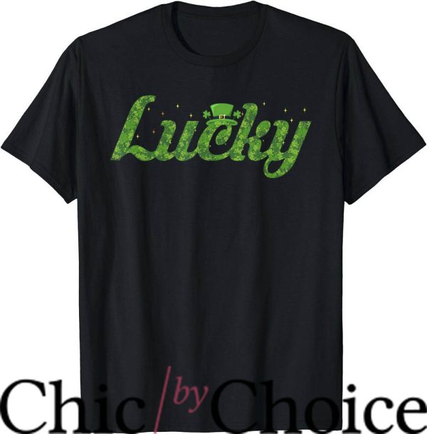 Lucky Charms T-Shirt Leprechaun Hat Shamrock Funny Trending
