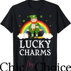 Lucky Charms T-Shirt Magical Rainbow Leprechaun Trending