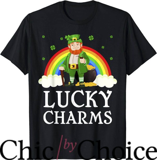 Lucky Charms T-Shirt Magical Rainbow Leprechaun Trending