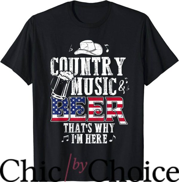 Luke Combs T-Shirt Country Music And Beer T-Shirt Music