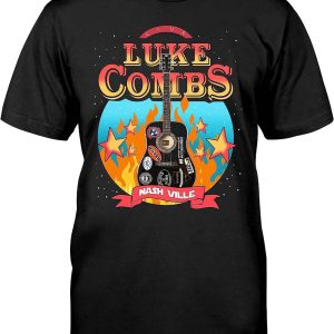 Luke Combs T-Shirt Guitar Nash Ville T-Shirt Music