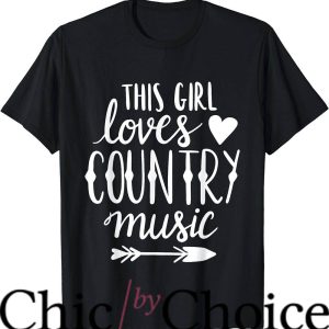 Luke Combs T-Shirt This Girl Loves Country Music T-Shirt