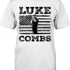 Luke Combs T-Shirt Vintage Combs Luke American Flag T-Shirt