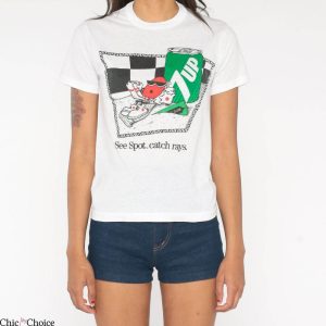 Make 7up Yours T-Shirt 80S Soda Pop Caro Tee Trending