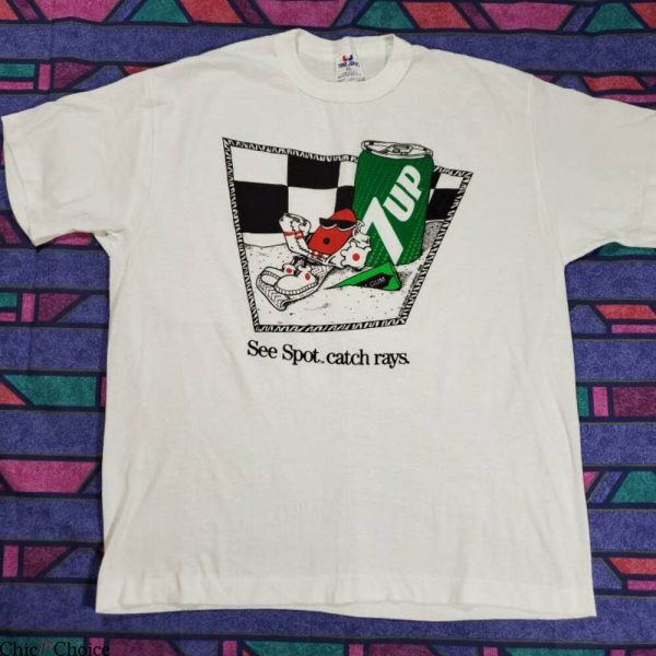 Make 7up Yours T-Shirt See Spot Catch Rays Tee Trending