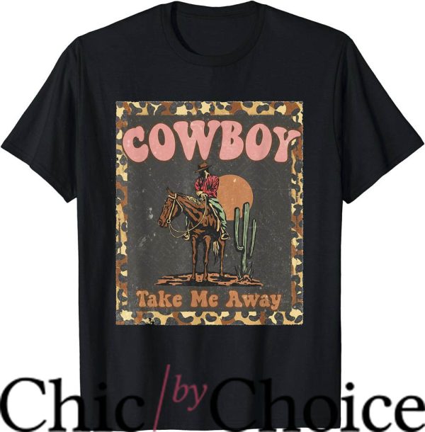Marlboro Cowboy T-Shirt Take Me Away Retro Western Trending