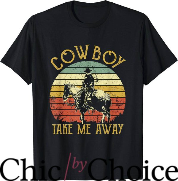 Marlboro Cowboy T-Shirt Take Me Away Western Country T-Shirt