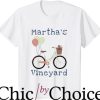 Marthas Vineyard T-Shirt Cape Cod Summer Vacation Bicycle