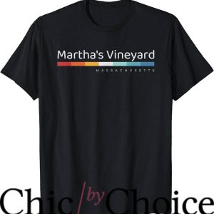 Marthas Vineyard T-Shirt Massachusetts Retro Design T-Shirt