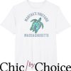 Marthas Vineyard T-Shirt Sea Turtle Illustration T-Shirt