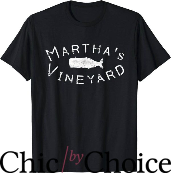 Marthas Vineyard T-Shirt Sperm Whale Distressed TShirt