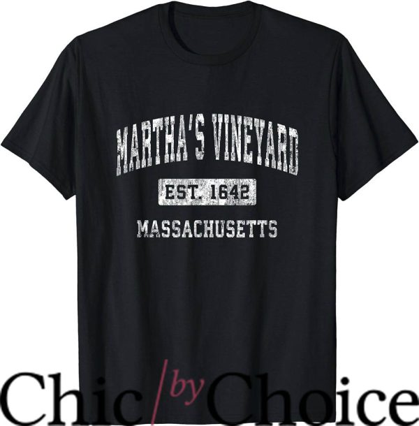 Marthas Vineyard T-Shirt Vineyard Massachusetts Vintage