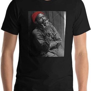 Marvin Gaye T-Shirt Smoking Marvin Gaye