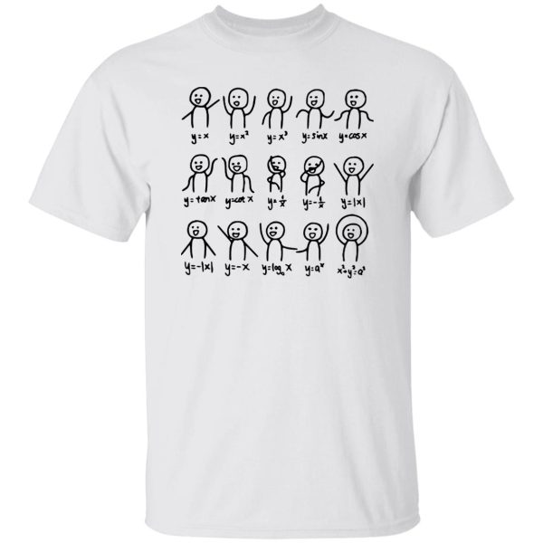 Math stick figures shirt