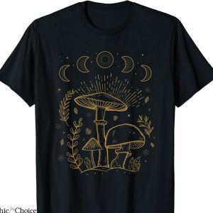 Mellow Mushroom T-shirt Goblincore Aesthetic Dark Academia