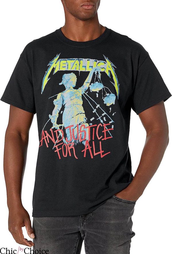Metallica T-Shirt And Justice For All T-Shirt Trending