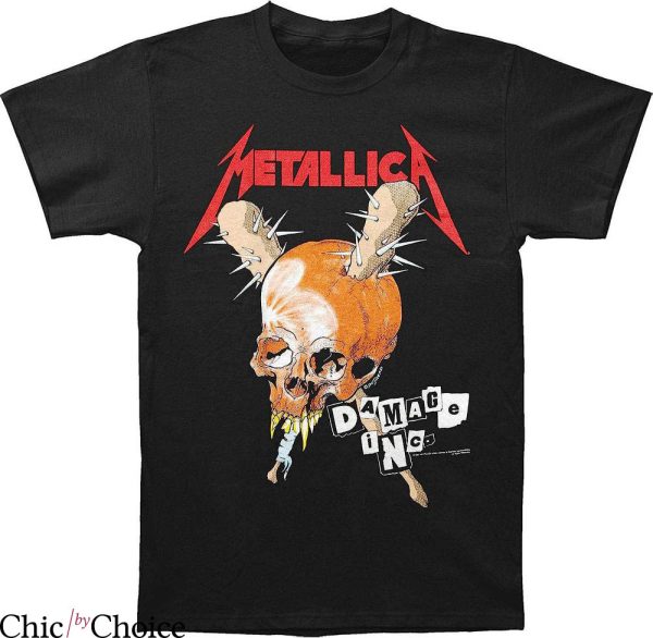 Metallica T-Shirt Damage Inc Tour T-Shirt Trending