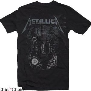 Metallica T-Shirt Hammett Ouija Guitar T-Shirt Trending