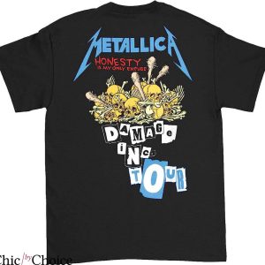 Metallica T-Shirt Honesty Is My Only Excuse Tee Trending