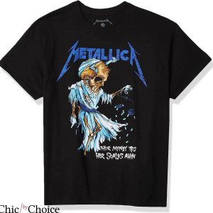 Metallica T-Shirt Their Money Tips Her Scales Again T-Shirt