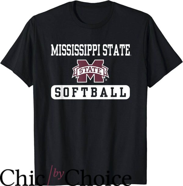 Mississippi State T-Shirt Mississippi State Bulldogs Softball