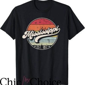 Mississippi State T-Shirt Retro MS Cool 70s