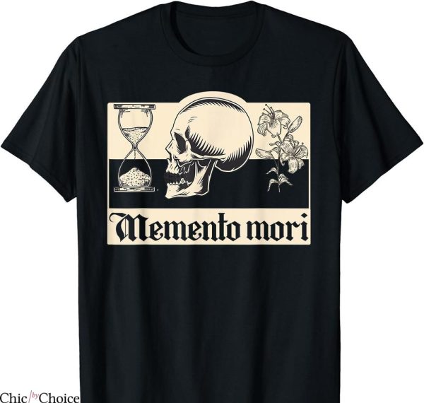 Momento Mori T-shirt Latin Phrase Stoicism