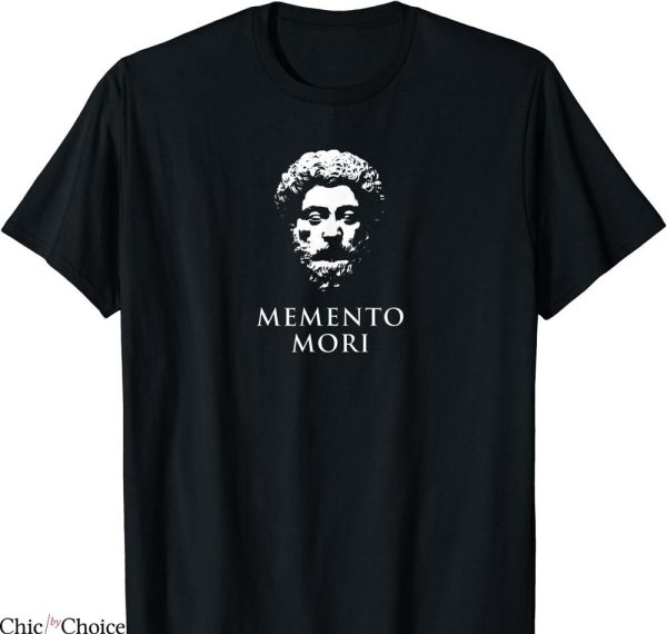 Momento Mori T-shirt Marcus Aurelius Head