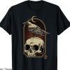 Momento Mori T-shirt Nevermore Skull and Raven