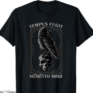 Momento Mori T-shirt Tempus Fugit Latin Phrase