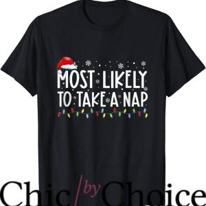 Most Likely To T-Shirt Take A Nap Family Matching Tee