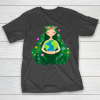 Mother’s Day Funny Gift Ideas Apparel  Beautiful Flowing Flower Earth Mother Figure T Shirt T-Shirt