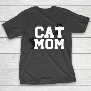Mother’s Day Funny Gift Ideas Apparel  Cat peeping Hanging with T mom T-Shirt
