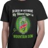 Mtn Dew T-Shirt In Case Of Accident